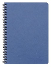 Clairefontaine Basic Wirebound Notebook w/ 3 pockets - Ruled 60 sheets - 6 x 8