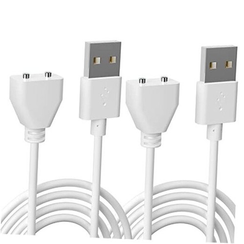 Magnetic USB DC Charger Cable Replacement Charging Cord-2 Pack(6mm/0.24in)