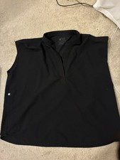 Figs Black Rafaela Sleeveless Scrub Top- Size...
