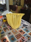 Vintage Royal Haeger Yellow Ruffle Vase Art Pottery 6 3/4" T X 8" L X 3 1/2" W