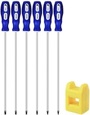 Extra Long Torx Screwdrivers Set with Magnetizer