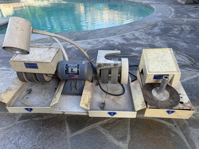 #ad #ad LAPIDARY WORKSHOP ITEM Diamond Pacific GENIE With SAW ATTACHMENT L@@@k $1750.00