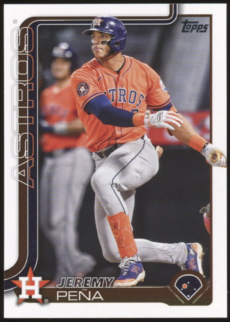 2025 Topps Series 1 #307 Jeremy Peña Houston Astros Baseball