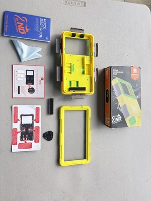 ShellBox Underwater Diving Waterproof Phone Case Universal iPhone Case Yellow
