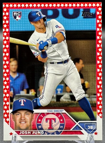 2023 Topps Series 2 Independence Day JOSH JUNG #529 RC Texas Rangers /76