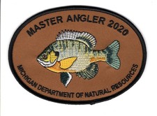 2020 MICHIGAN DNR MASTER ANGLER FISH PATCH - MICHIGAN DEER-BEAR-TURKEY PATCH