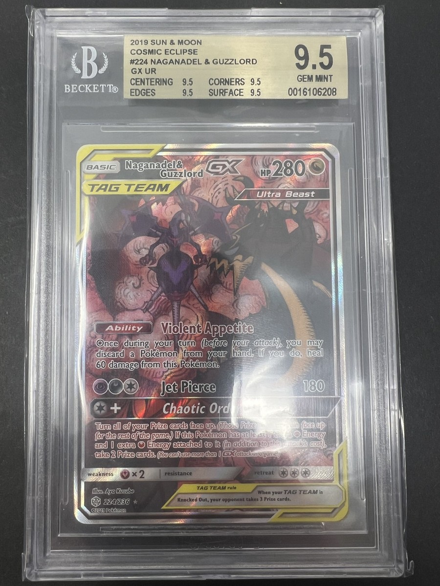 2019 Pokemon Sun and Moon Cosmic Eclipse #224 Naganadel
