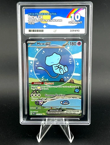 ACE 10 Pokemon TCG Bubble Mew ex Paldean Fates Special Illustration Rare 232/091