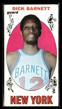 1969-70 Topps Dick Barnett #18 Rookie New York Knicks VG VC1142