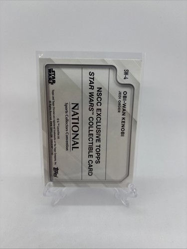 2025 Topps Chrome The National Silver Pack Star Wars Obi-Wan Kenobi Card #SW-4 - Picture 2 of 2