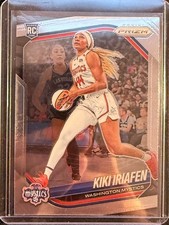 Kiki Iriafen 2025 Panini Prizm WNBA RC Rookie Base #72 WASHINGTON MYSTICS 3