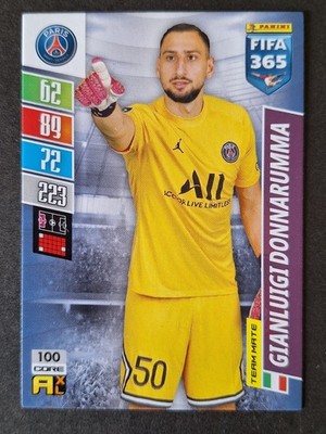 Gianluigi Donnarumma #100 Paris PSG Panini Karten Adrenalyn XL Fußball Fifa 365 2022