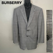 Burberry Microplaid Blazer 40R Gently worn Made in USA 100 wool 2 button