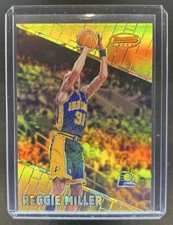 1999-00 Bowman's Best Reggie Miller Atomic Refractor #/100 Pacers
