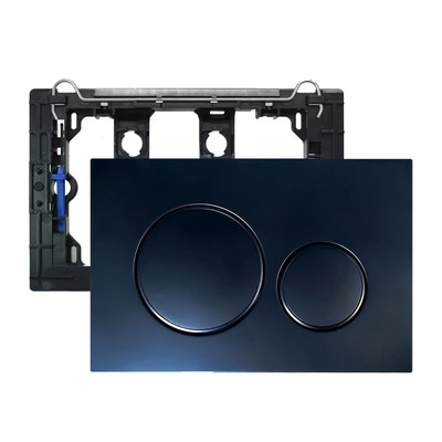 Dual Flush Push Button Black Compatible with Geberit Sigma 20 Toilet Parts