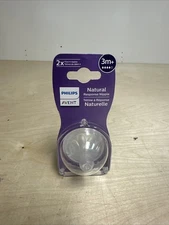 Philips Avent Natural Response Baby Bottle Nipple, 3m+ 4 Flow Natural Nipple