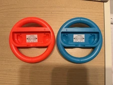 Nintendo Switch Joy Con Racing Steering Wheel - Blue & Red 2 Pack
