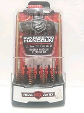 Real Avid GunBoss Pro Handgun Cleaning Kit .22 9mm .357 .38 .40 .45 Pistol Set