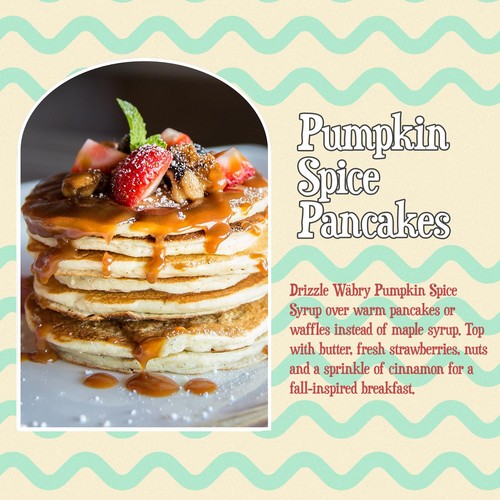 Wäbry Pumpkin Spice Syrup – 16.4oz (468g), Natural Coffee Syrup, Perfect for ... - Picture 5 of 5