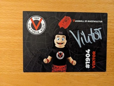 Maskottchenkarte Viktor Viktoria Köln 2024/25 Autogrammkarte 24/25 2024/2025