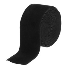 2" x 5 Yard Velvet Ribbon Gift Wrapping Black Single Face Velvet for Decoration