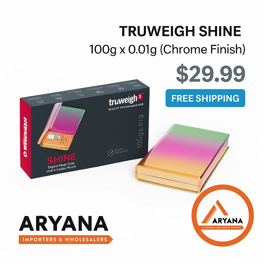 Digital Mini Scale TRUWEIGH SHINE Chrome | 100g x 0.01g | 1CT