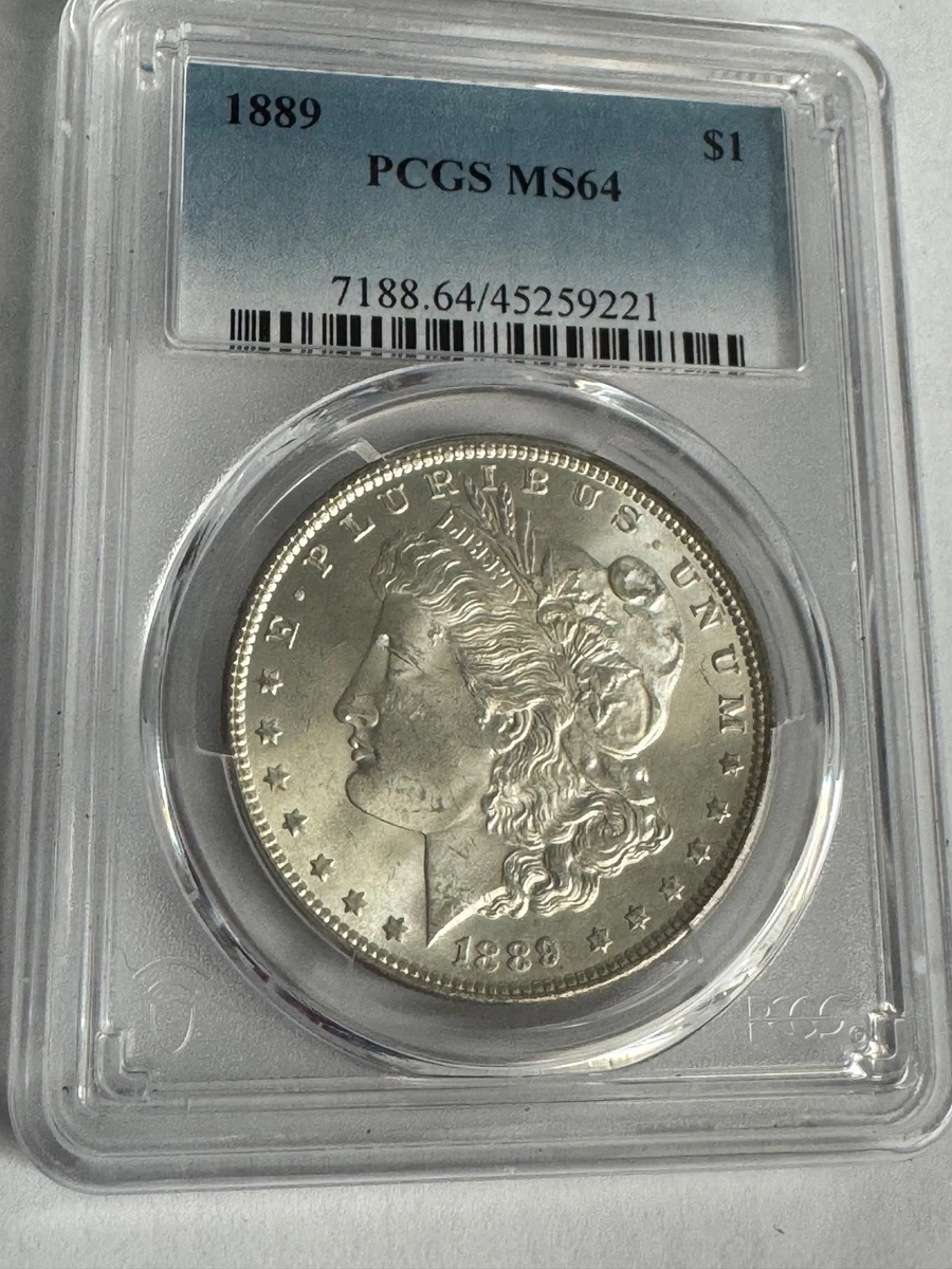 MS 64 Graded 1889 Year Morgan US Dollars (1878-1921) for sale | eBay