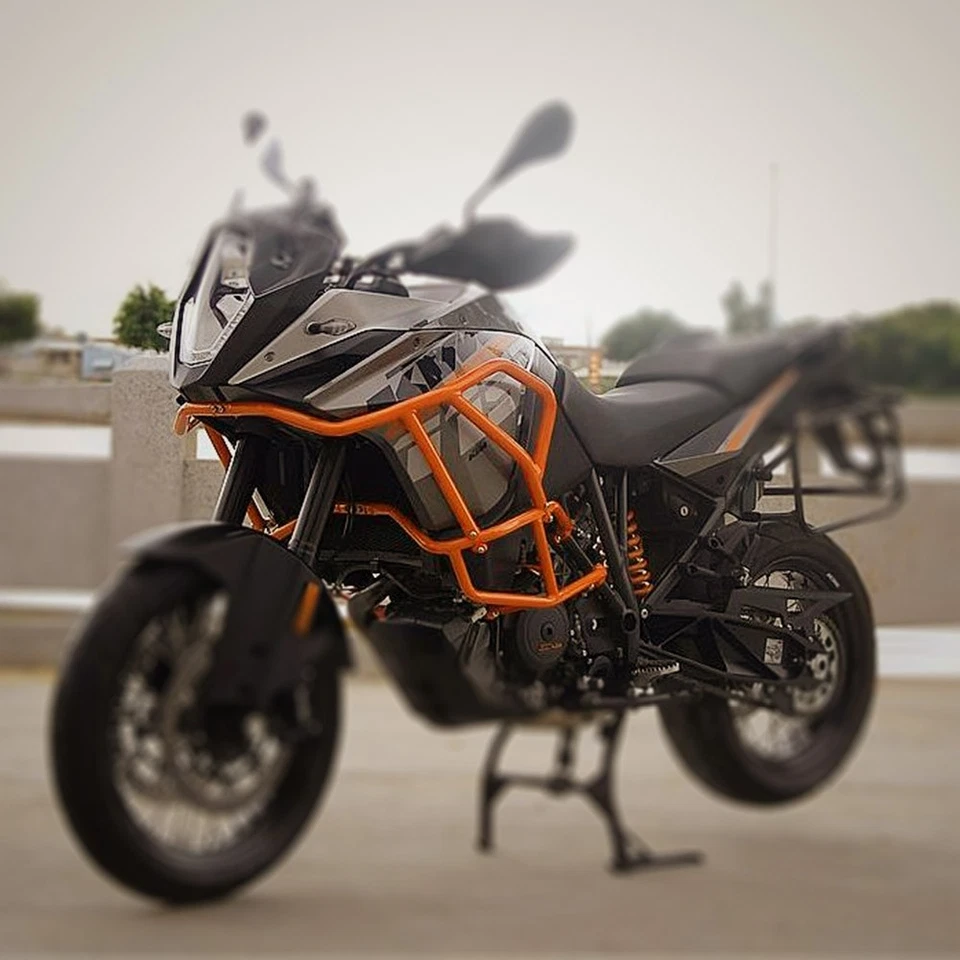 Crash Bar For Adventure 1050 1190 1090 Engine Guard Protector 2015 2017 WOLFLINE - Image 4 of 4