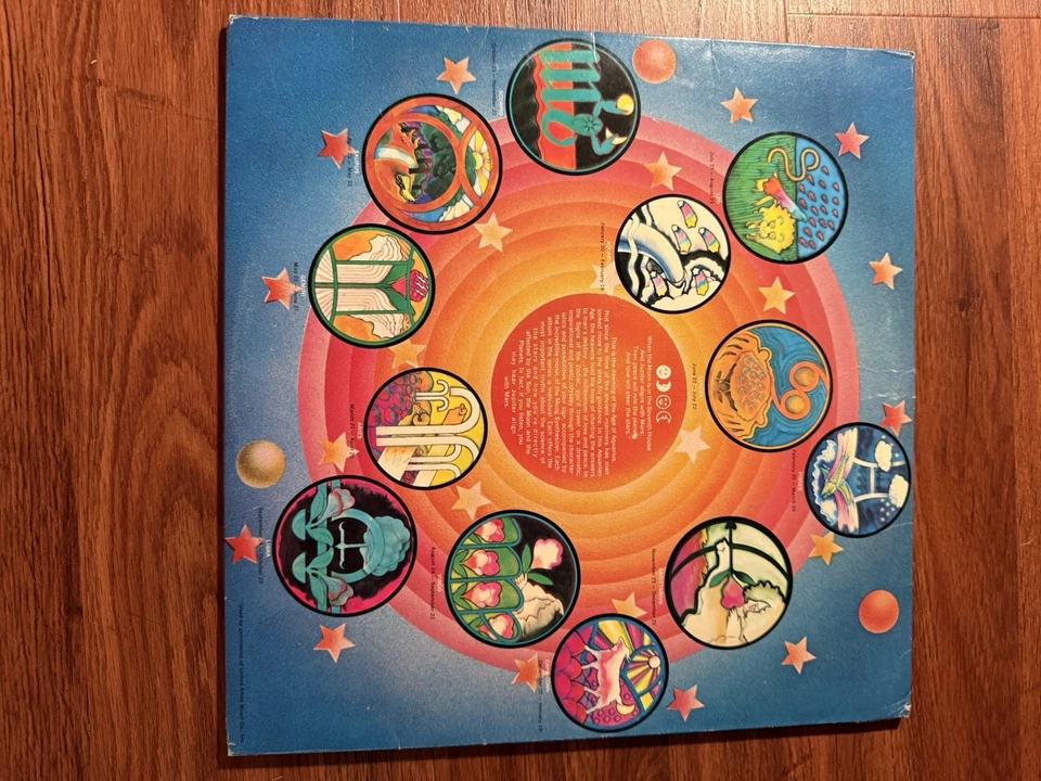 Cancer Signs Of The Zodiac SP 4214 Vintage Vinyl Record LP Horoscope Celestial  - Image 3 of 4