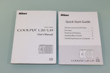 Nikon CoolPix L19 L20 Digital Camera Original User's Manual  Quick Start Guide