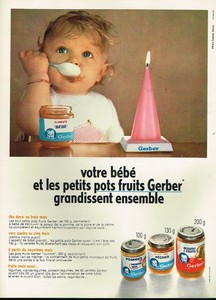I Publicite Advertising 1970 Les Petits Pots Pour Bebe Gerber Ebay