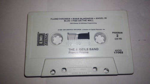 J. Geils Band 3 Cassette Lot: Flamethrower, Blow Your Face Out, Freeze Frame - Picture 7 of 11