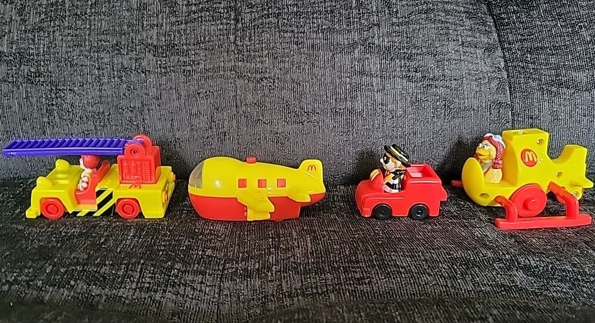 1995 Vintage McDonalds From The UK Airport Happy Meal Toys