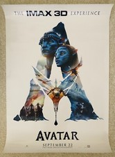 AVATAR 27x40 Original Double Sided DS Movie Poster IMAX 3D Cameron Last One Rare
