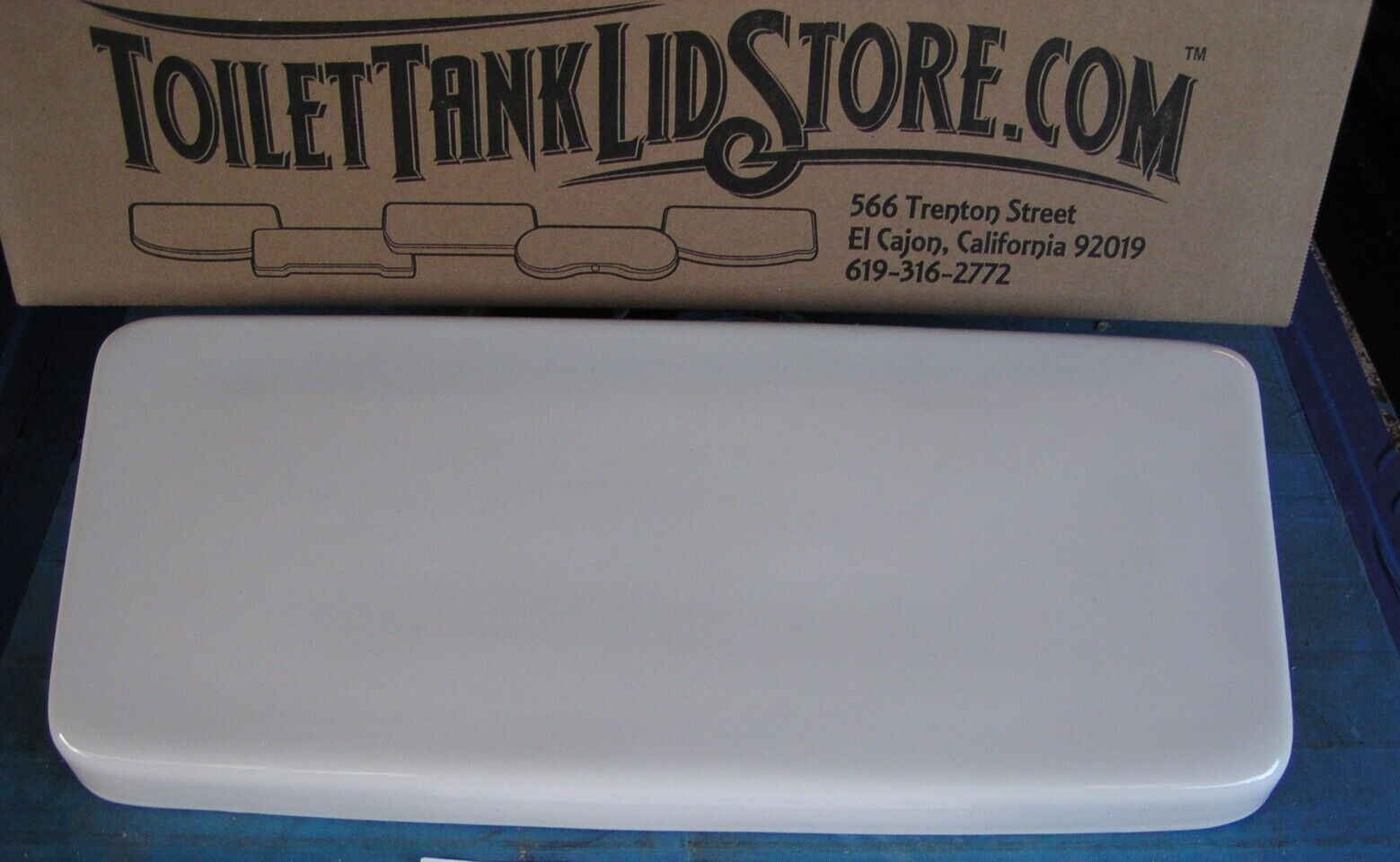 Briggs 7421 Toilet Tank Lid WHITE fits many Briggs versions and models