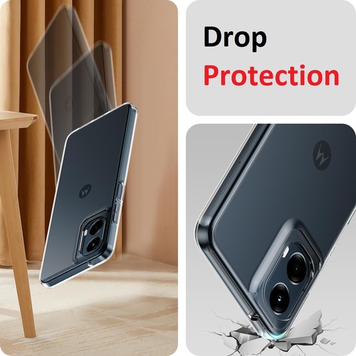 For Motorola Moto G Power Stylus Edge Pure Play G 5G - Clear Case TPU Cover - Picture 3 of 27