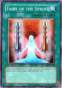 Fairy of the Spring - SD5-EN028 - Common - 1st Edition x3 - Lightly Played