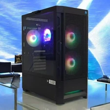 Custom Build ARGB Desktop i7 PC 32GB RAM 4TB SSD RTX 4060 Win11 GAMING READY