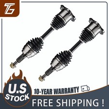 Pair 4wd Front Cv Axle Shaft For Gmc Chevy Caddy Silverado Suburban Sierra 1500
