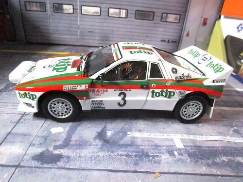 LANCIA 037 Rallye Gr.B Elba EM 1985 #3 Cerrado Top Jolly Nightvers Kyosho 1:18 - Imagen 2 de 8
