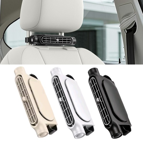1x USB Cooling Fan Auto Car Front Rear Seat Backseat Headrest Mount Accessories - Picture 3 of 14