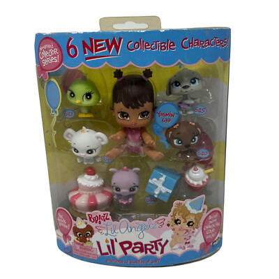 (未使用･未開封品)　Compact Doll CD-12 og8985z Bratz Lil Angelz Princessez CLOE Doll Set Petz Cat Dog Collector