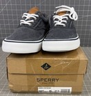 Sperry Striper II CVO SW Navy Canvas Men's Sneakers Size 10.5 M NEW~~