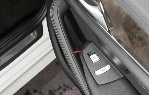 ABS Black Side Door Scuff Plate Interior Cover For BMW 5 Series G30 2018-2022 - Bild 4 von 7