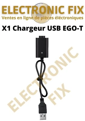 ELECTRONICFIX Chargeur USB Universel pour Cigarette Électronique eGo-T Batterie Rechargeable