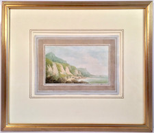 Listed Artist John White Abbott (1763-1851) Signed Watercolor Painting c. 1792