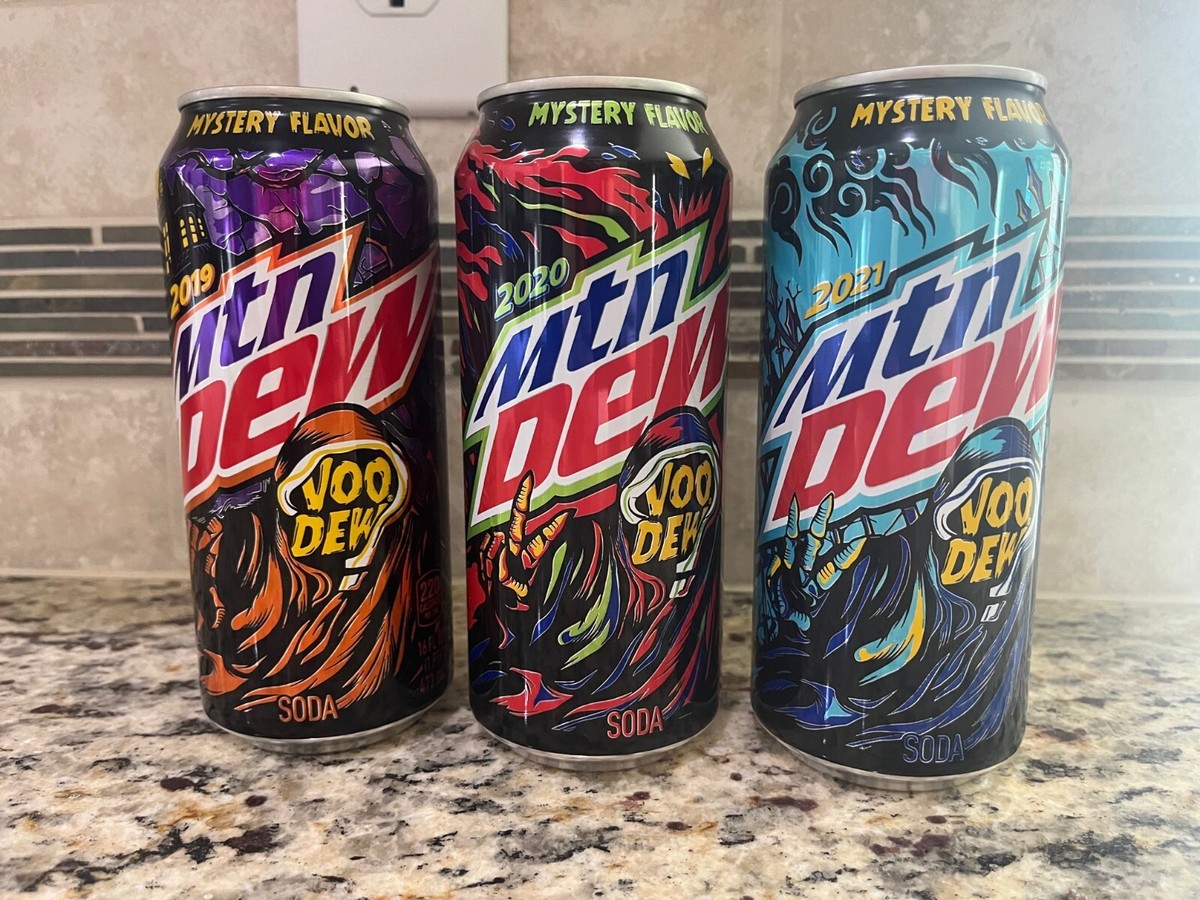 VooDew Limited Edition Mountain Dew Mystery Halloween Flavor 2019