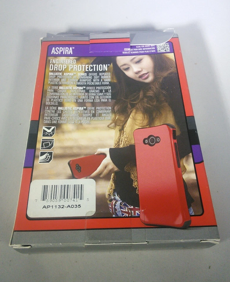 AGF Ballistic Aspira Case for HTC One / M7  Pink - Image 2 of 2