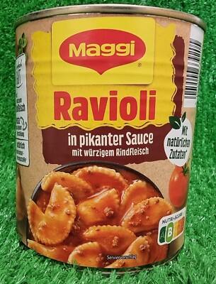 4,38 /kg) Maggi Ravioli in pikanter Sauce Nudeln Fertiggericht 800g Dosenravioli