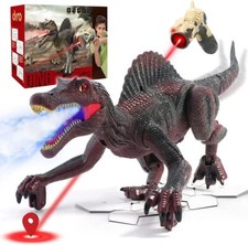 Remote Control Dinosaur Toys for Kids Boys Girls Walking Robot RC Spinosaurus